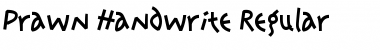 Prawn Handwrite Font