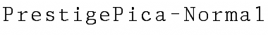 PrestigePica-Normal Font