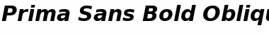 PrimaSans BT Bold Oblique Font