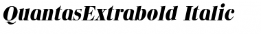 QuantasExtrabold Italic