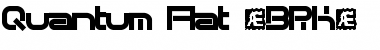 Quantum Flat (BRK) Regular Font