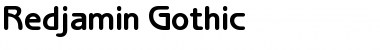Redjamin Gothic Regular Font