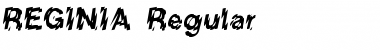 REGINIA Regular Font