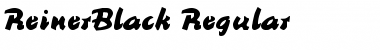 Download ReinerBlack Font