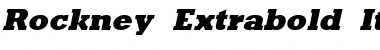 Rockney Extrabold Font