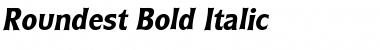 Roundest Bold Italic