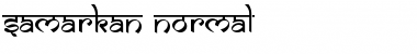 Samarkan Normal Font