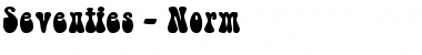 Download Seventies - Norm Font