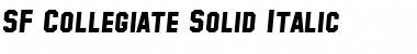 Download SF Collegiate Solid Font
