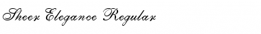 Sheer Elegance Regular Font