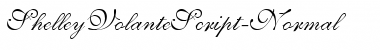 ShelleyVolanteScript-Normal Regular Font