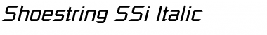 Shoestring SSi Italic Font