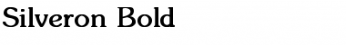 Silveron Bold Font