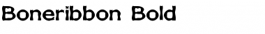 Boneribbon Bold Font