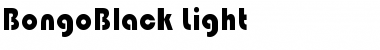 BongoBlack Light Font