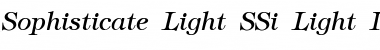 Sophisticate Light SSi Font