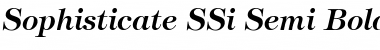 Sophisticate SSi Semi Bold Italic