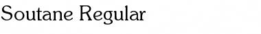 Soutane normal Font