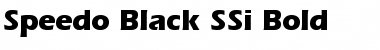 Speedo Black SSi Font
