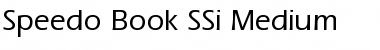 Speedo Book SSi Font