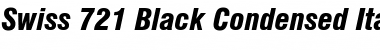 Swis721 BlkCn BT Black Italic