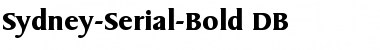 Sydney-Serial DB Bold Font