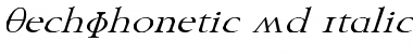TechPhonetic Wd italic Font