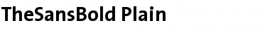 TheSansBold Plain Font