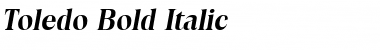Toledo Bold Italic