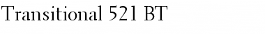 Transit521 BT Roman Font