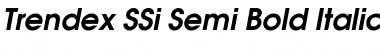 Trendex SSi Semi Bold Italic