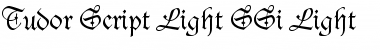 Tudor Script Light SSi Light Font