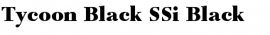 Tycoon Black SSi Black Font