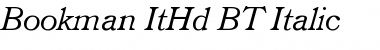 Bookman ItHd BT Italic Font