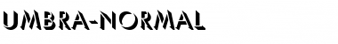 Umbra-Normal Regular Font