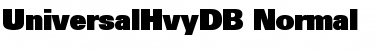 Download UniversalHvyDB Font