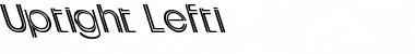 Uptight Lefti Regular Font