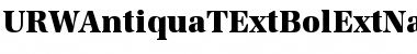 Download URWAntiquaTExtBolExtNar Font