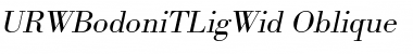 URWBodoniTLigWid Font