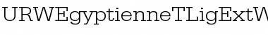 URWEgyptienneTLigExtWid Regular Font