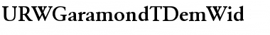 Download URWGaramondTDemWid Font