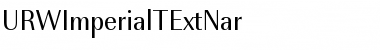 URWImperialTExtNar Regular Font
