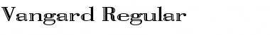 Vangard Regular Font