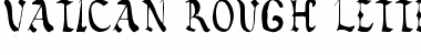 Vatican Rough Letters, 8th c. Regular Font