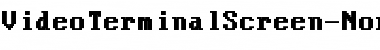 VideoTerminalScreen-Normal Bold Regular Font