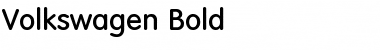 Volkswagen Bold Font