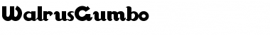 Download WalrusGumbo Font