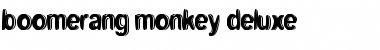 boomerang monkey deluxe. normal Font