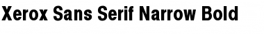 Xerox Sans Serif Narrow Bold