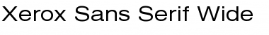 Xerox Sans Serif Wide Regular